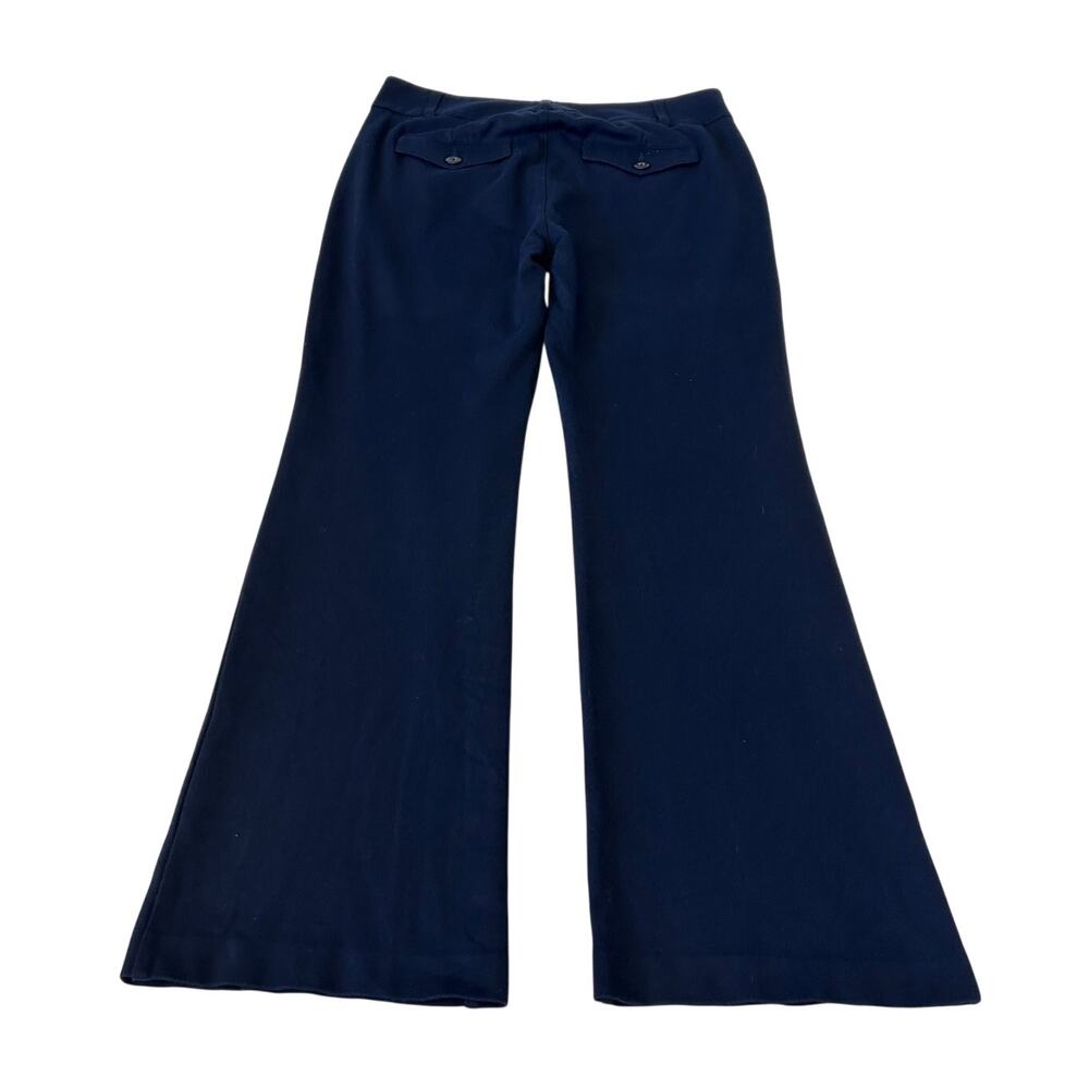 CAbi Top Notch Trouser 3202R Women's Size 10 Navy Blue Flare Dress Pants Career